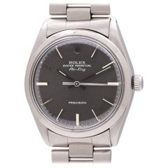 Rolex Stainless Steel Oyster Perpetual Airking Self Winding Wristwatch