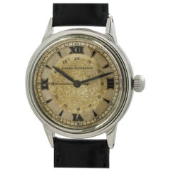 Girard Perregaux Stainless Steel Retro Manual Wristwatch, circa 1950s