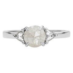 Rachel Boston 18 karat White Gold Grey Salt and Pepper Diamond Engagement Ring