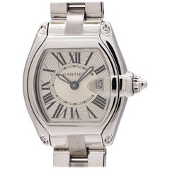 Cartier Ladies Stainless Steel Roadster Quartz Wristwatch, circa 2000s