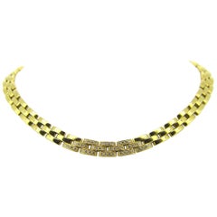 Cartier Maillon Panthere Gold and Diamonds Necklace