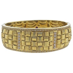 Roberto Coin Appassionata Diamond Gold Bracelet