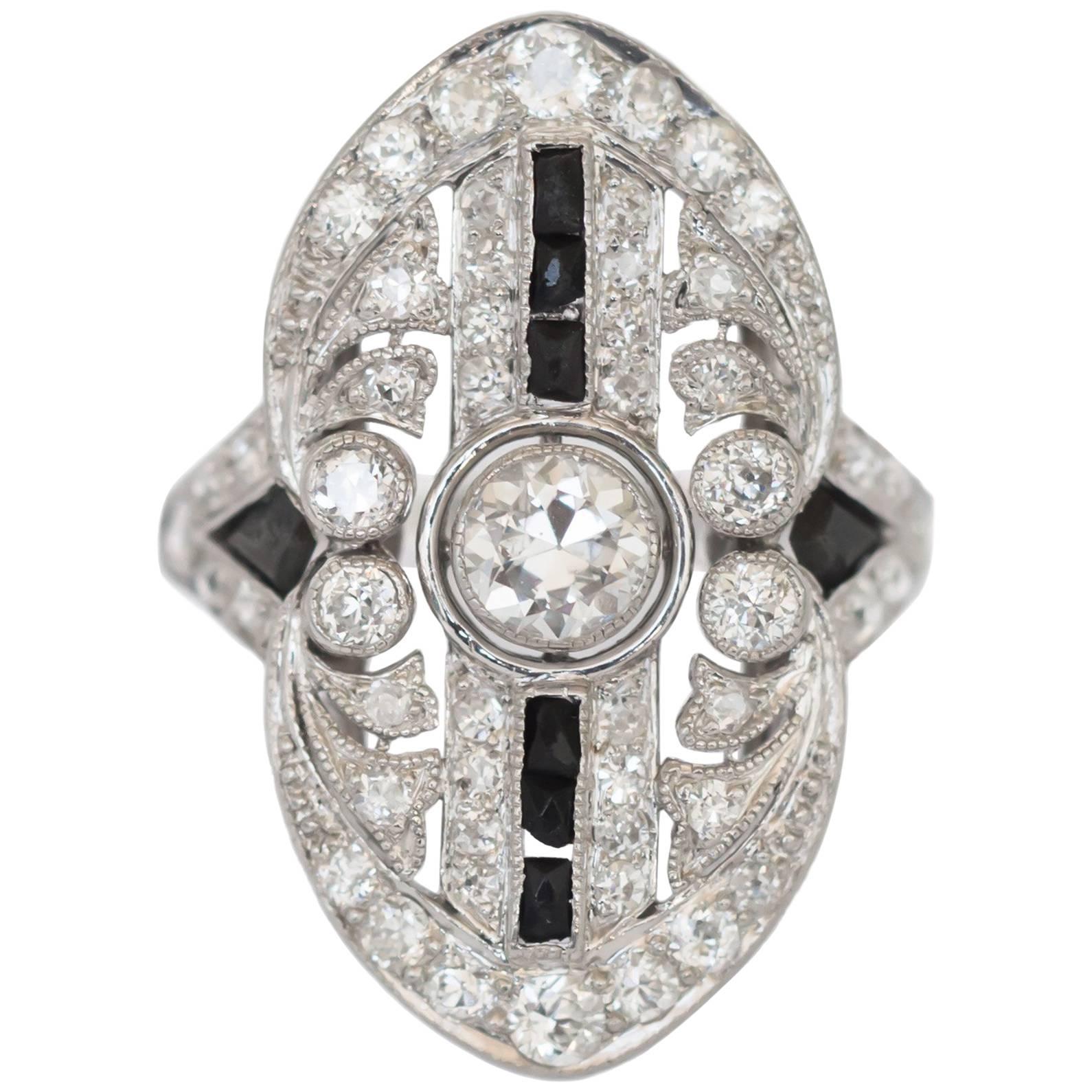 .45 Carat Diamond Platinum Engagement Ring