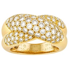 Cartier Diamond Crossover Ring