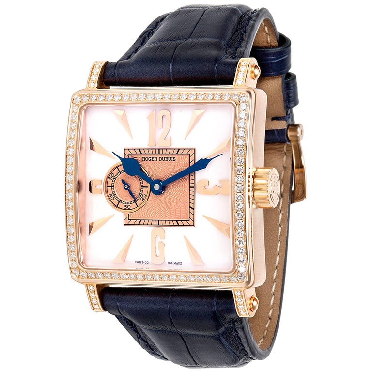 Roger Dubuis G24 98 Unisex Watch in 18 Karat Rose Gold For Sale at 1stDibs