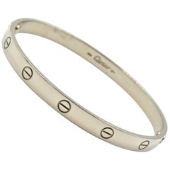 Cartier Love Bracelet 18 Karat White Gold