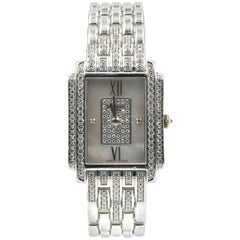 Vintage Patek Philippe Ladies white gold Diamond Gondolo Quartz Wristwatch Ref 4825