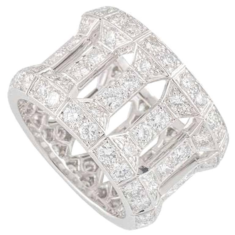 Cartier Diamond Dress Ring at 1stDibs