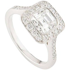 Tiffany & Co. Platinum Legacy Diamond Ring 1.54 Carat