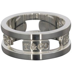 Tiffany & Co. Sterling Silver Men’s Cut-Out Wedding Band