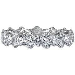 Mark Broumand Alianza de diamantes de 3.05 quilates, talla brillante redonda