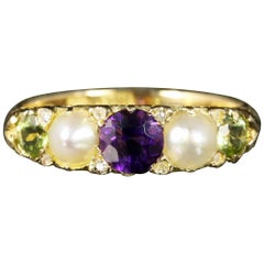 Antique Victorian Suffragette Ring 18 Carat Gold, circa 1900