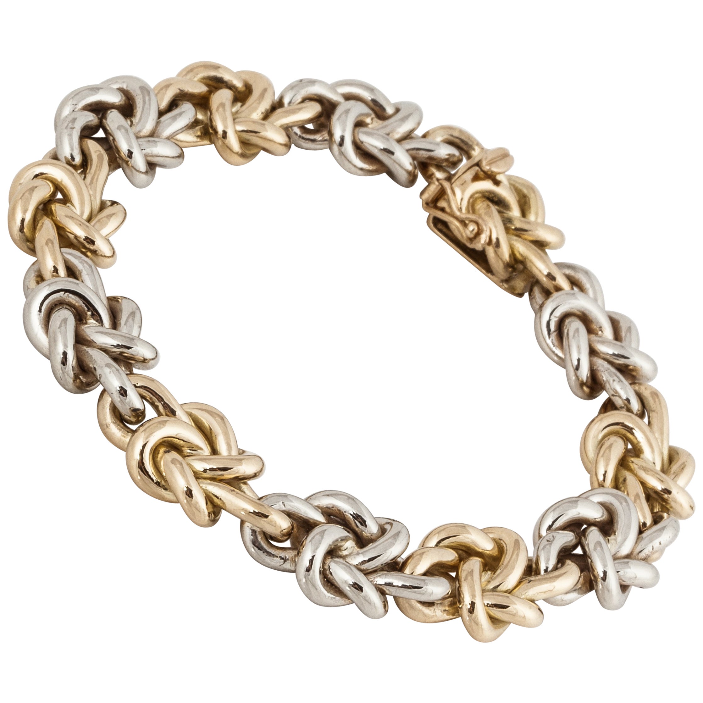 TIFFANY and Co. Large Twisted Rope Seventies Bracelet at 1stDibs