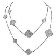 Van Cleef & Arpels Diamond Magic Alhambra Necklace