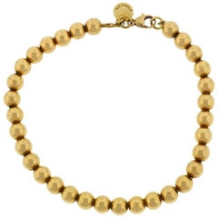 bracelet boule en or jaune 18 carats Tiffany & Co