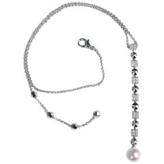 Bvlgari Lucea Halskette mit Diamanten und Perlen