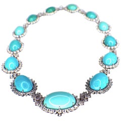 Turquoise and Diamond Necklace, Koch