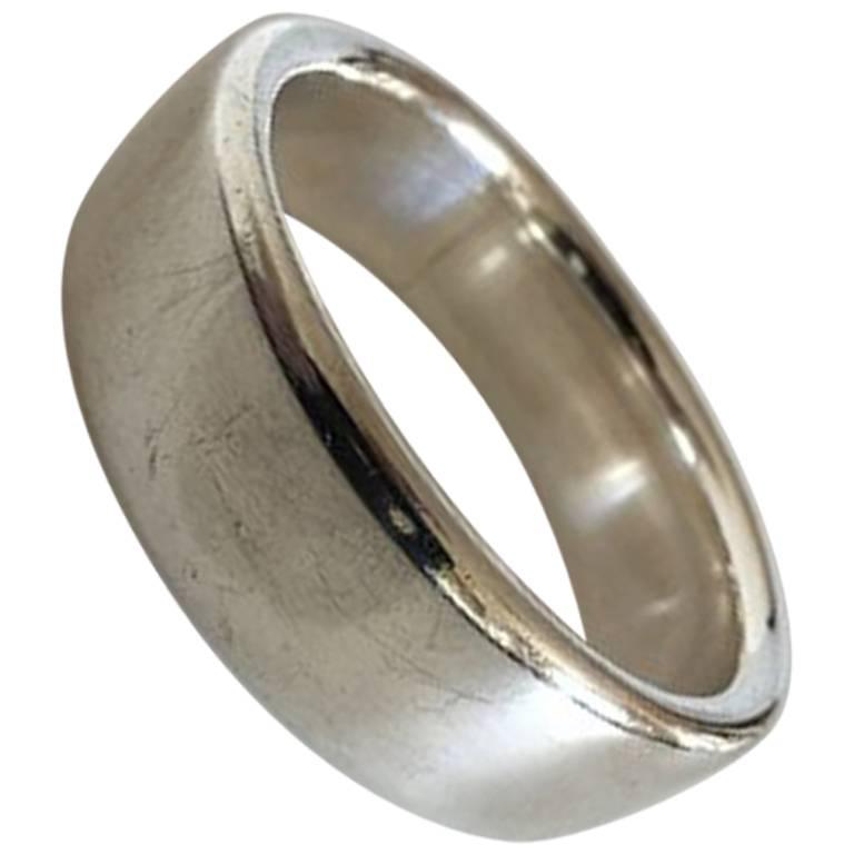 Hans Hansen Large Sterling Silver Bangle Bracelet For At 1stdibs Hans Hansen Large Sterling Silver Bangle Bracelet For