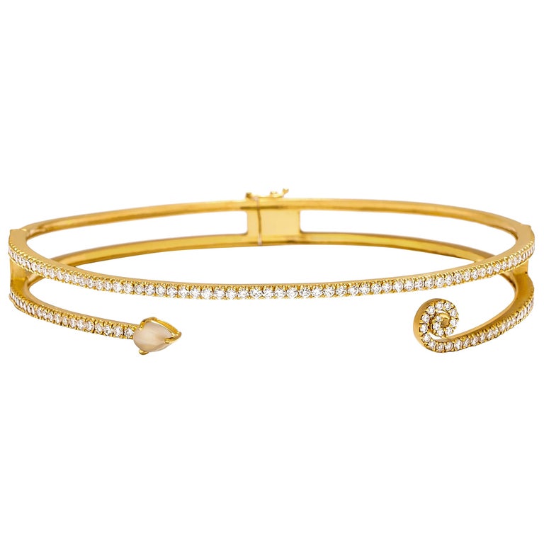 Marchisio Diamond and Gold Choker Necklace For Sale at 1stdibs