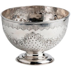 Fine Sterling Silver Bowl, Hunt & Roskell, 1905-1906, London