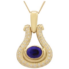 Sapphire Drop Necklaces