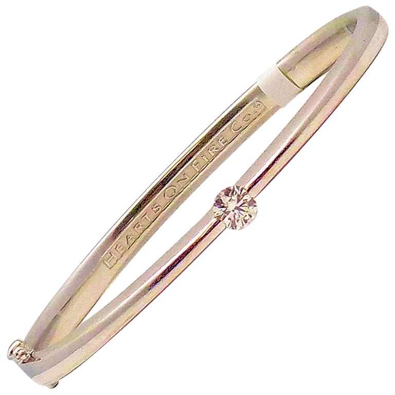 Hearts On Fire White Gold And Diamond Bracelet For At 1stdibs Hearts On Fire White Gold And Diamond Bracelet For