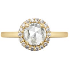 Zoe & Morgan Aura 18k Yellow Gold Diamond Engagement Ring