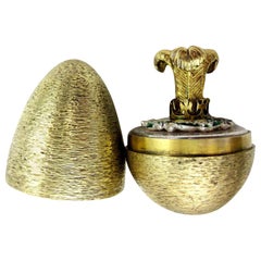 Stuart Devlin Charles and Diana Wedding Commemorative Egg, London, 1981