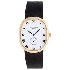 Patek Philippe Gelbgold-Ellipse-Armbanduhr mit Handaufzug Ref. 3978