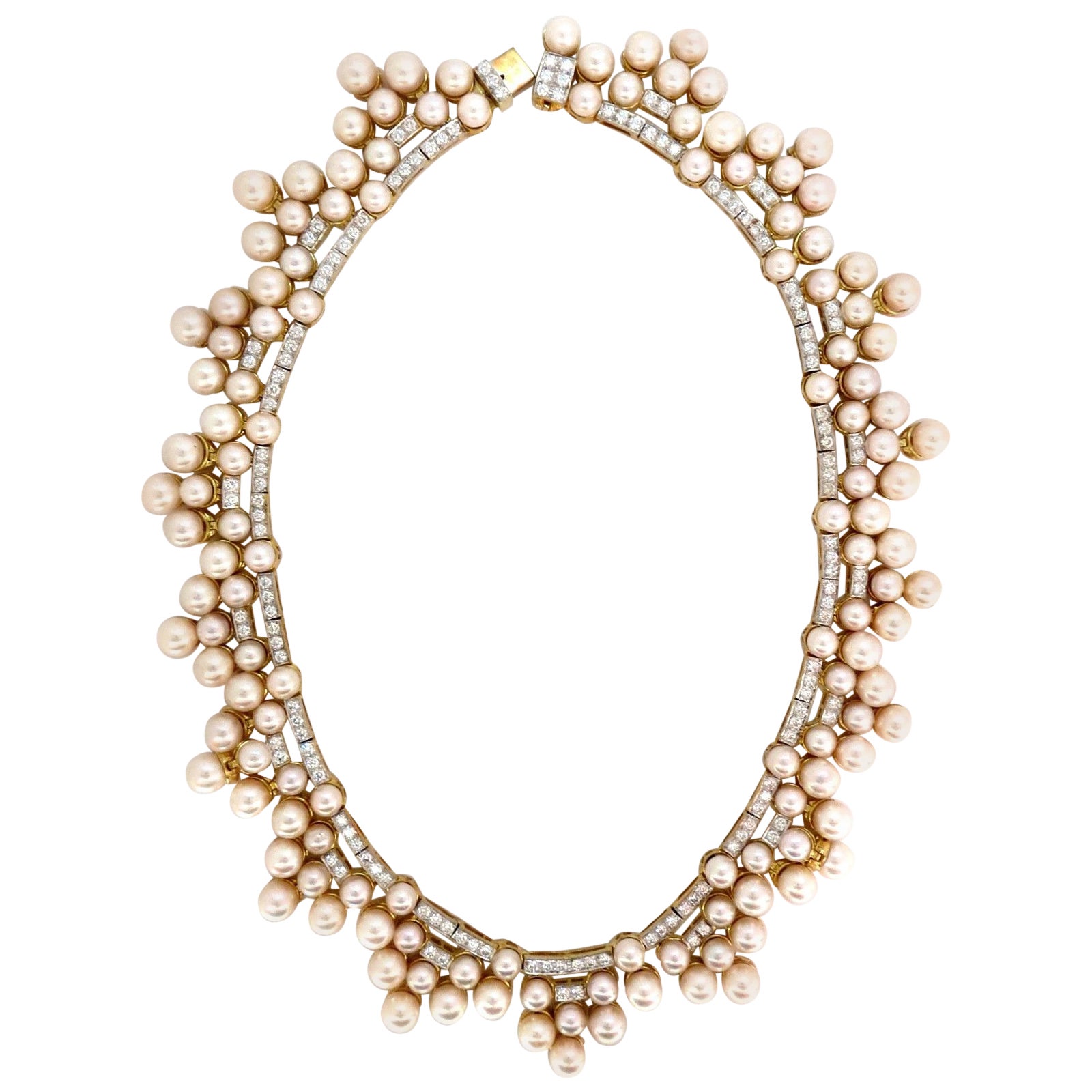 18KT 1.83CT Natural Vivid Pink Sapphire Enhancer and Japanese Pearl