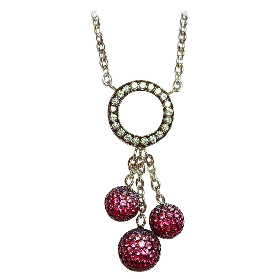 white gold sapphire necklace white gold sapphire necklace