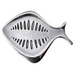 Henning Koppel for Georg Jensen Sterling Silver Danish Modernist Fish Brooch