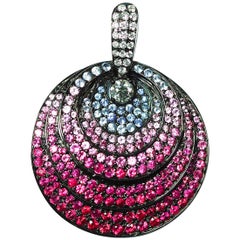 Pink Sapphire Pendant Necklaces