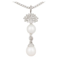 South Sea Pearl Drop Necklaces