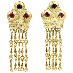 Greek Revival Dangle Earrings