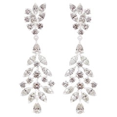 18 Karat Gold Diamond Chandelier Earrings