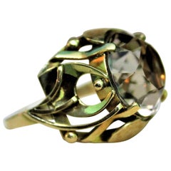 Art Nouveau Cocktail Rings