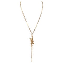 10k Gold Drop Necklaces