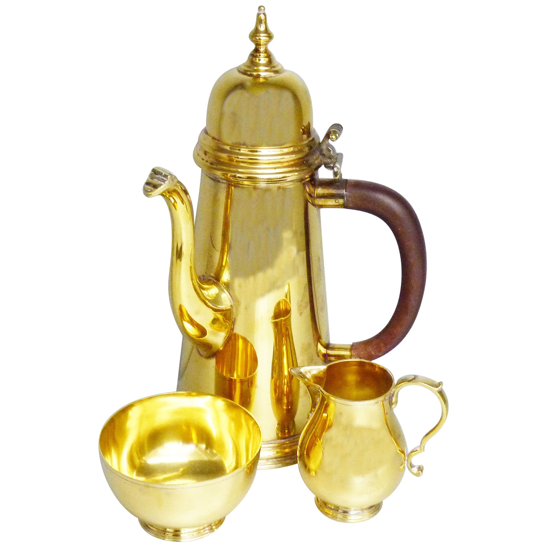 Crichton Bros English Early20th Century 6Piece Silver Tea Coffee