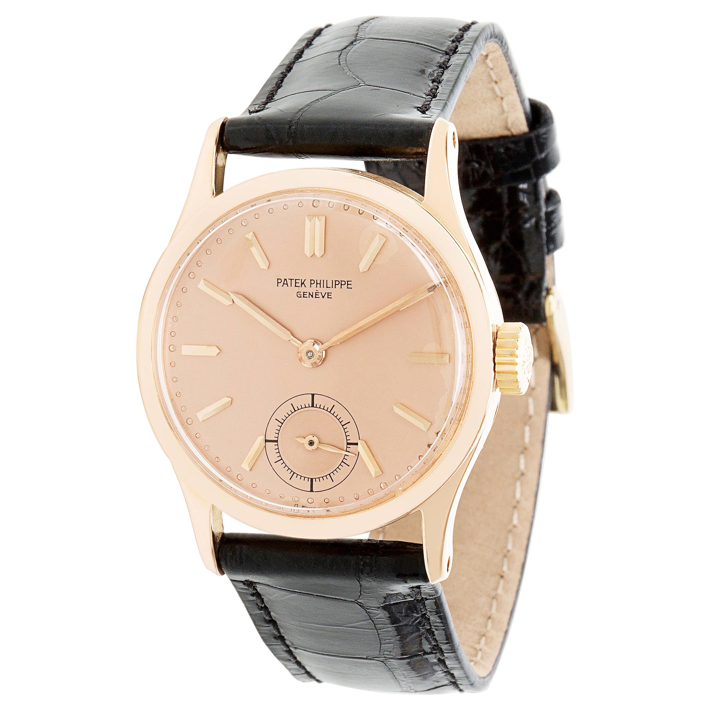 Patek Philippe Calatrava 96R Unisex Watch in Rose Gold