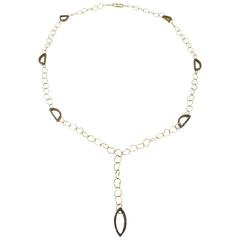 Paisley Gold & Diamond Necklace 4