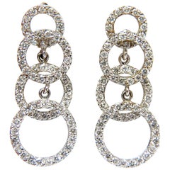 Diamond Dangle Earrings