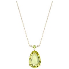 Peridot Pendant Necklaces