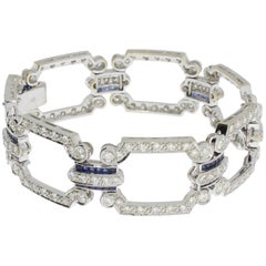 Sapphire Link Bracelets