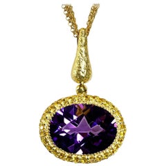 Yellow Gold Drop Necklaces