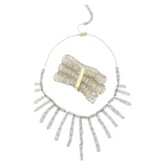 Rock Crystal Link Bracelets