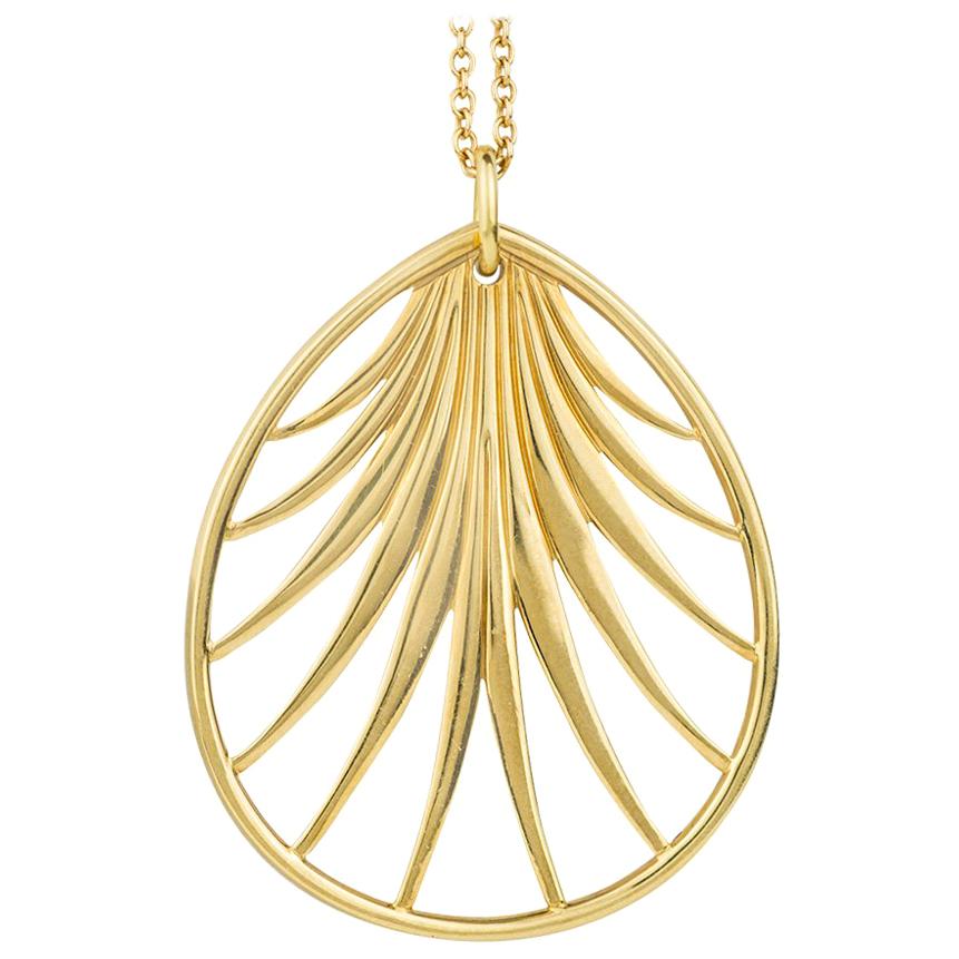 Paloma Picasso Palm Frond Pendant Necklace