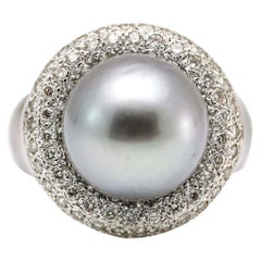 Black Pearl Fashion Rings