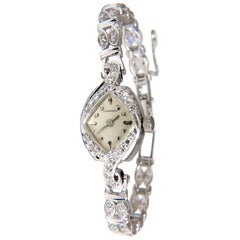 Longines Ladies Diamond Watch 14 Karat .50 Carat Natural Diamonds