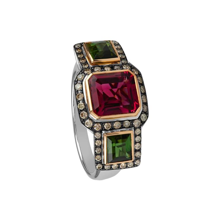 Zorab Creations Tourmaline Assent Ring For Sale